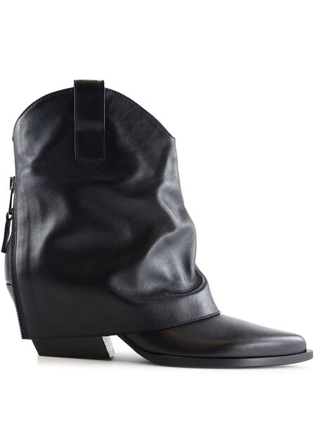  Notabene 60mm Zorro Leather Boots - Black 