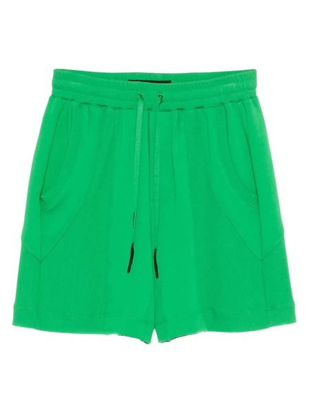  Notrainproof Drawstring-waist Track Shorts - Green 