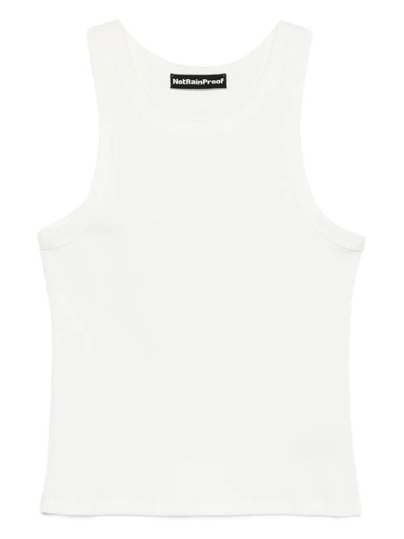  Notrainproof Fine-ribbed Tank Top - White 