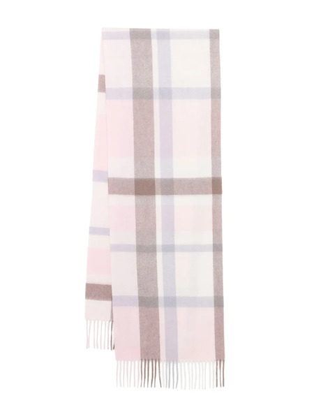  N.peal Cashmere Checked Scarf - Pink 