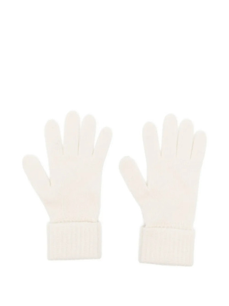  N.peal Cashmere Ribbed Gloves - Neutrals 