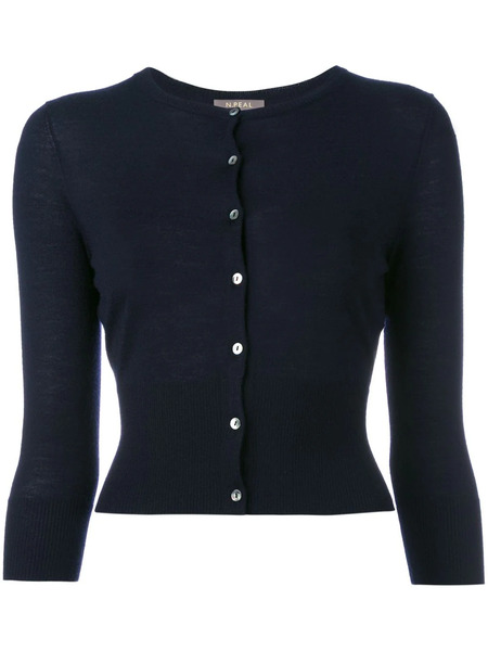  N.peal Cropped Cardigan - Blue 