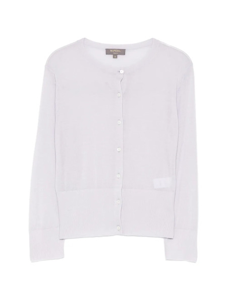  N.peal Cropped Cardigan - Purple 