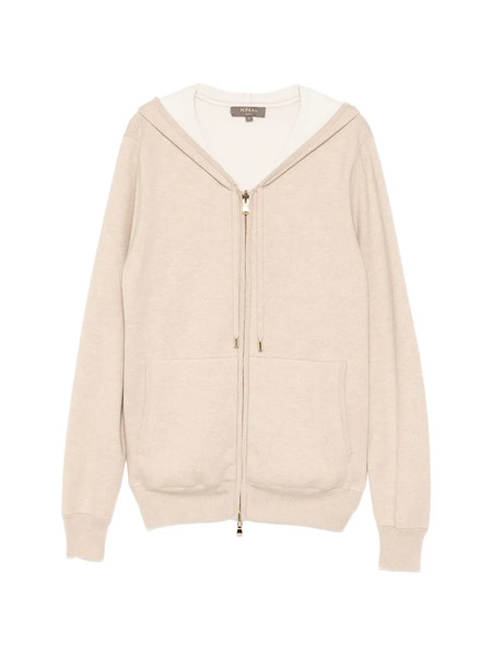  N.peal Doublefaced Knit Zip-up Hoodie - Neutrals 