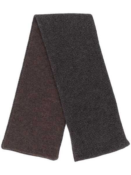  N.peal Herringbone Scarf - Brown 