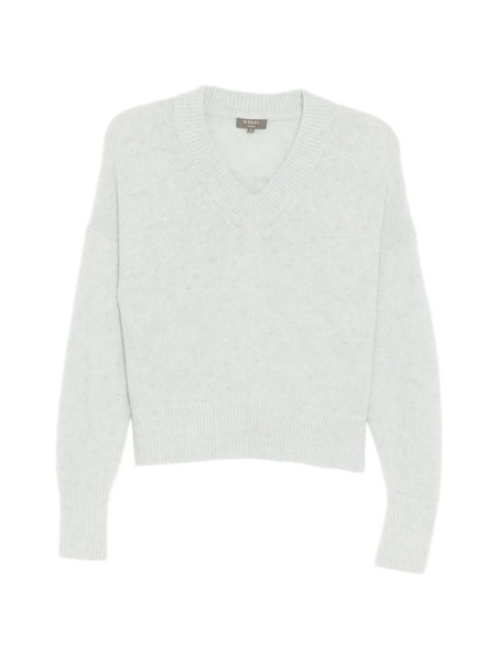  N.peal Knitted V-neck Jumper - Neutrals 
