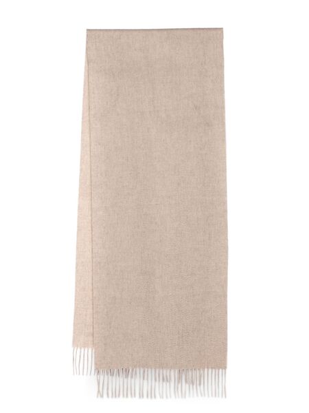  N.peal Large Woven Scarf - Neutrals 