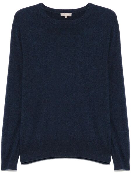  N.peal Oxford Round Neck Jumper - Blue 