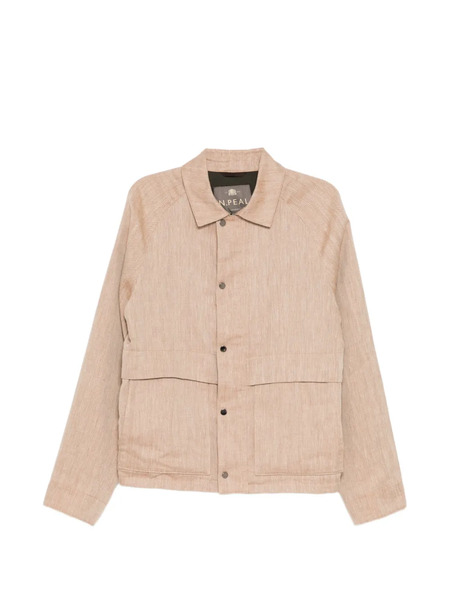  N.peal Raglan Herringbone Jacket - Neutrals 