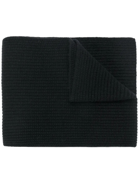  N.peal Ribbed Cashmere Scarf - Black 