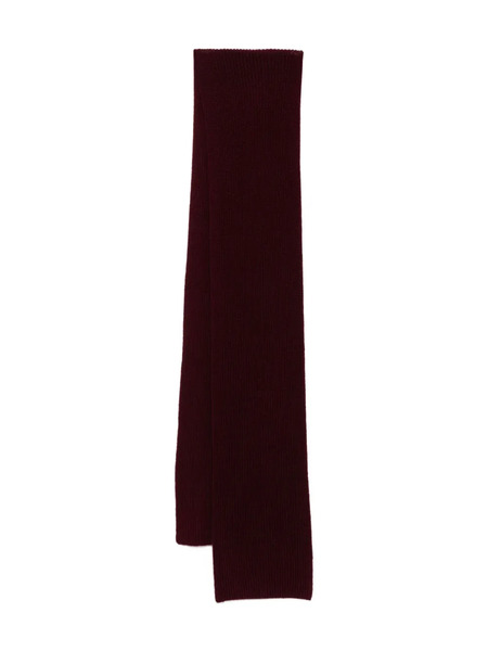  N.peal Ribbed Scarf - Red 