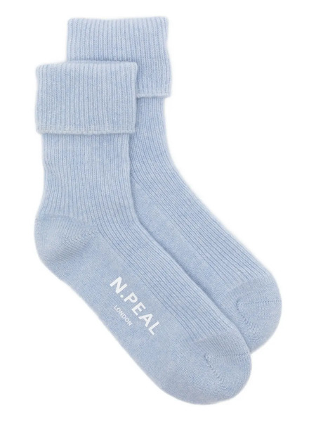  N.peal Ribbed Socks - Blue 