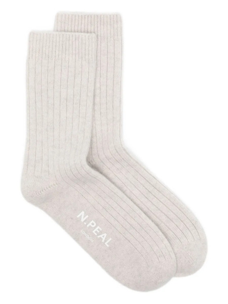 N.peal Ribbed Socks - Grey 