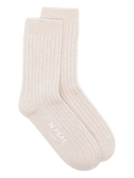  N.peal Ribbed Socks - Neutrals 