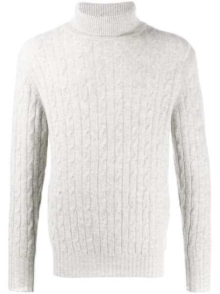  N.peal Turtle Neck Jumper - Grey 