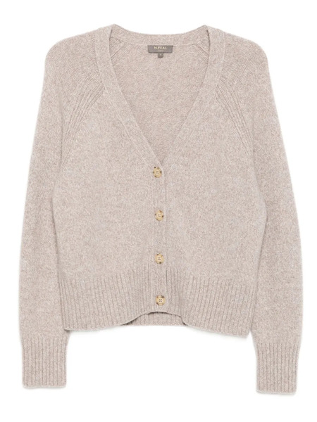 N.peal V Neck Cardigan - Neutrals 
