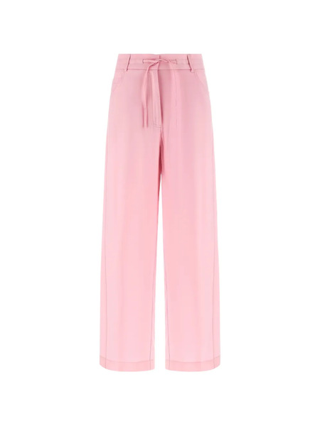  Nude Drawstring Straight Trousers - Pink 