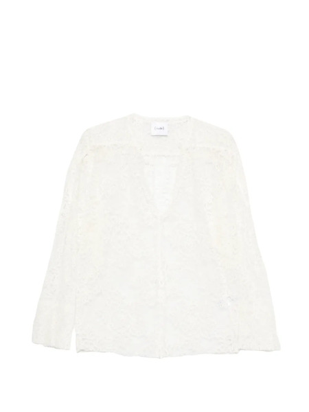  Nude Lace Blouse - White 