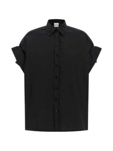  Nude Long-sleeve Shirt - Black 