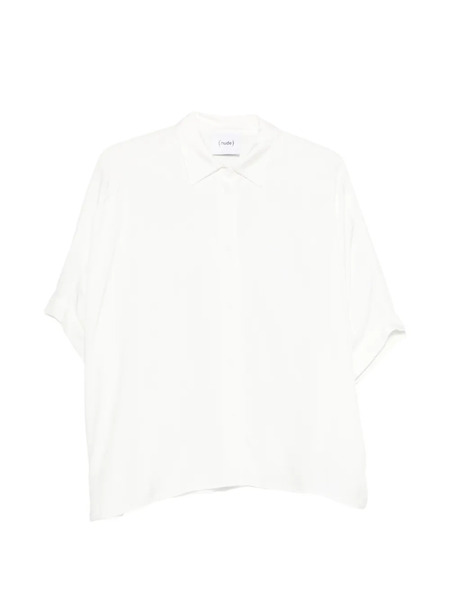  Nude Short-sleeve Shirt - White 