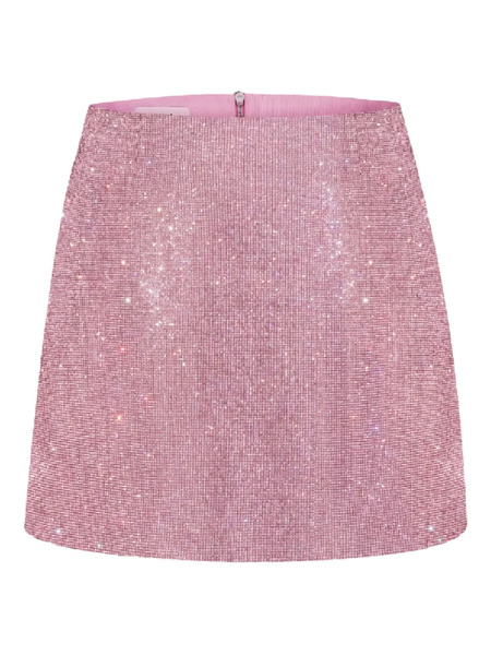  Nuè Camille Crystal-embellished Mini Skirt - Pink 