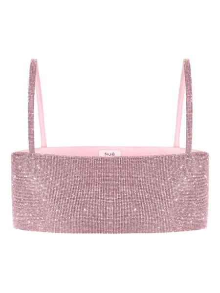  Nuè Crystal-embellished Charlotte Top - Pink 