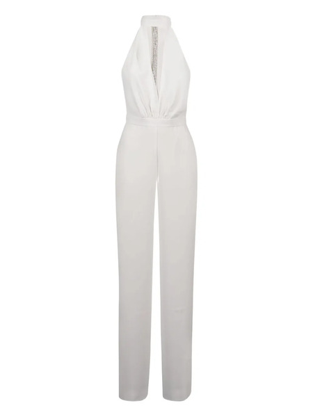  Nuè Halterneck Embellished Jumpsuit - White 