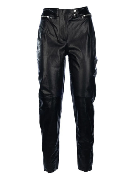  Numerootto Zip-detail Trousers - Black 