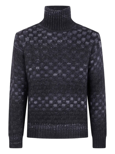  Nuur Patterned-jacquard Roll-neck Jumper - Grey 
