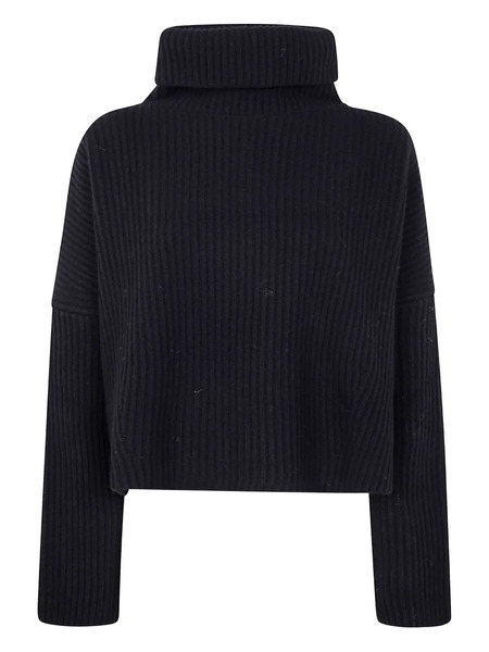  Nuur Ribbed Turtleneck Sweater - Black 