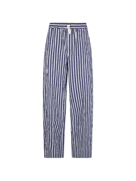  Nuur Striped-pattern Trousers - Blue 