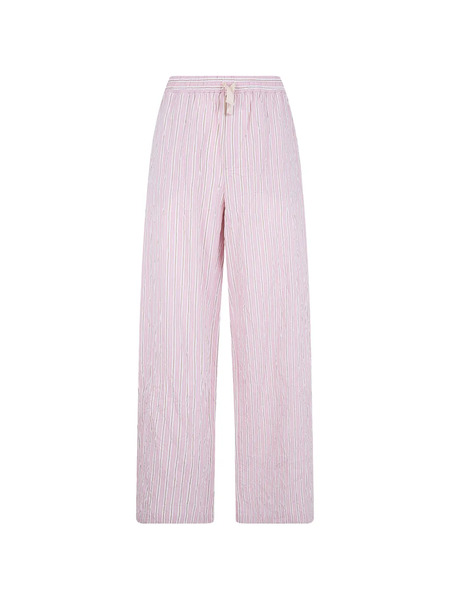  Nuur Striped-pattern Trousers - Pink 