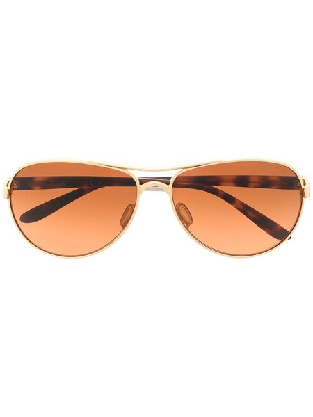  Oakley Feedback Pilot-frame Sunglasses - Gold 