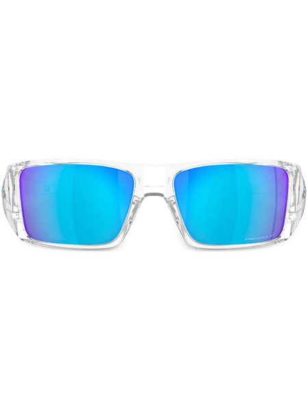  Oakley Heliostat Rectangle-frame Sunglasses - Neutrals 