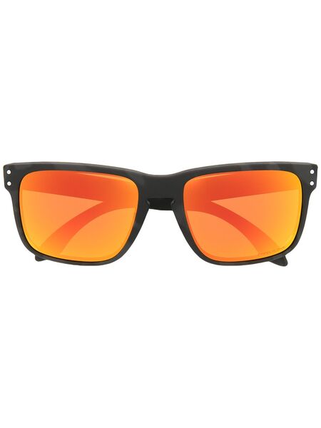  Oakley Holbrook Rectangular Sunglasses - Black 