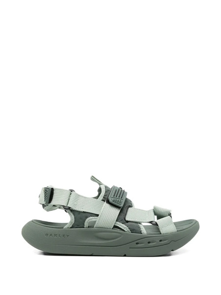  Oakley Logo Detail Studio Sandals - Green 