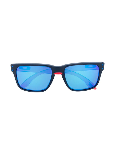  Oakley Square Frame Tinted Sunglasses - Blue 