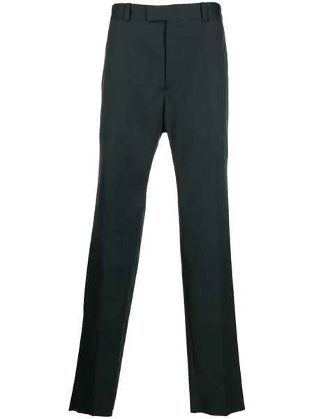  Oamc Contrast-stitching Straight-leg Trousers - Green 