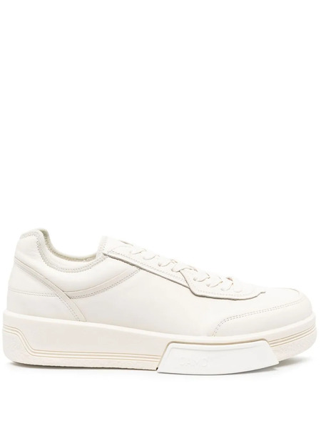  Oamc Leather Low-top Sneakers - White 