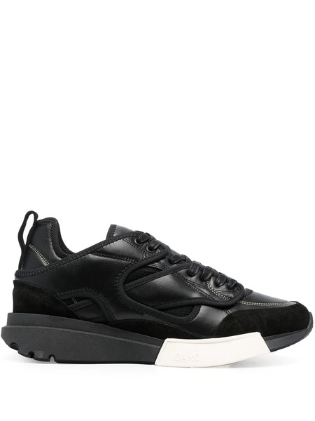  Oamc Panelled Low-top Sneakers - Black 
