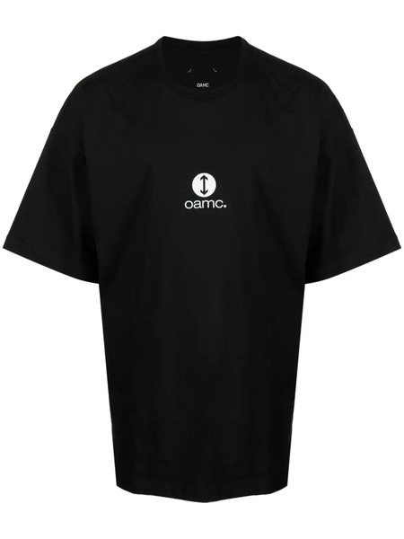  Oamc Photograph-patch Oversized T-shirt - Black 