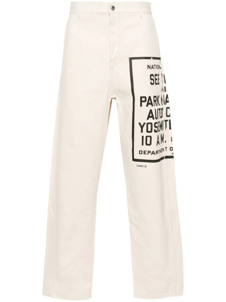  Oamc Tarn Loose-fit Trousers - Neutrals 