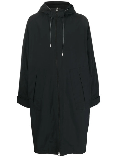  Oamc Zip-up Hooded Parka - Black 