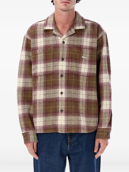  Obey Laurel Plaid Pocket Shirt - Green 