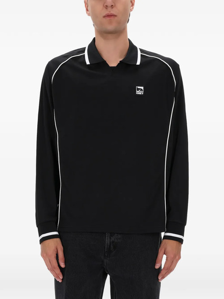  Obey Logo-patch Sweatshirt - Black 