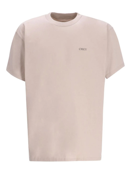  Obey Print T-shirt - Neutrals 