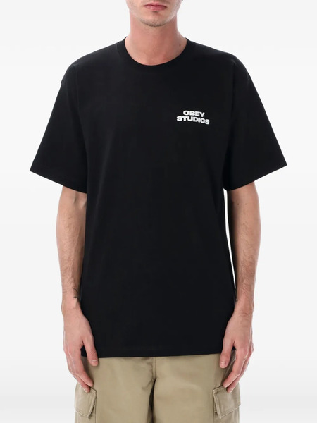  Obey Skyface T-shirt - Black 