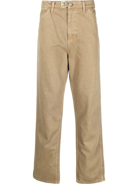  Objects Iv Life Buckle-detail Straight-leg Jeans - Neutrals 
