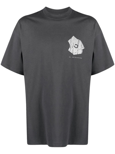  Objects Iv Life Graphic-print Crew-neck T-shirt - Grey 