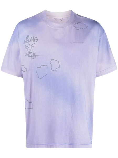  Objects Iv Life Graphic-print Faded T-shirt - Purple 